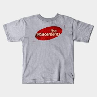 The Replacements - simple red elips vintage Kids T-Shirt